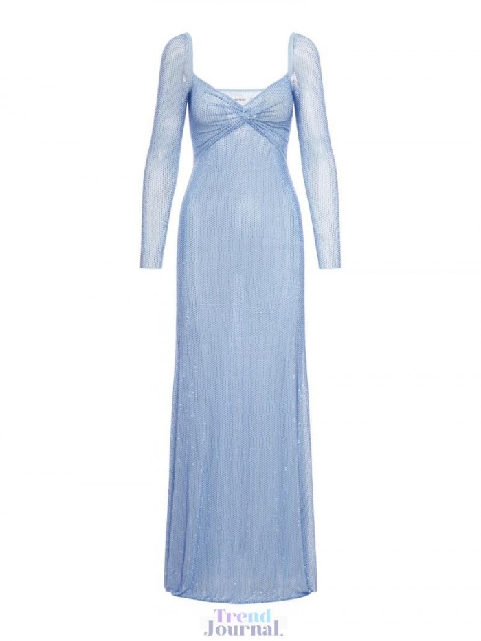 블루 아이리데스센트 라인스톤 맥시 드레스.jpg