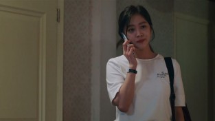 tvN '구미호뎐' 조보아 레이어드 하기 참 좋은 레터링 반팔