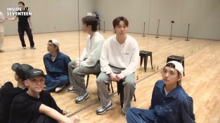 5월 컴백을 앞둔 세븐틴! 'Darl+ing' 연습 비하인드 속 승관 티셔츠